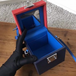 Replica Louis Vuitton Blue Red Bleecker Box