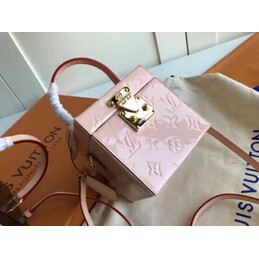 Replica Louis Vuitton Pale Pink Embossed Monogram Bleecker Box
