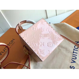 Replica Louis Vuitton Pale Pink Embossed Monogram Bleecker Box