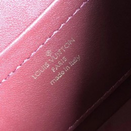 Replica Louis Vuitton Burgundy Embossed Monogram Bleecker Box