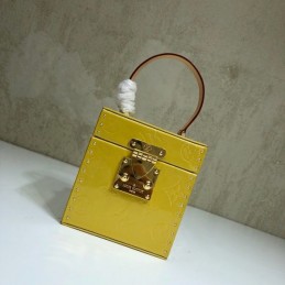 Replica Louis Vuitton Yellow Embossed Monogram Bleecker Box