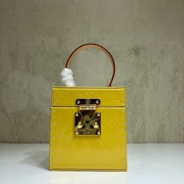 Replica Louis Vuitton Yellow Embossed Monogram Bleecker Box