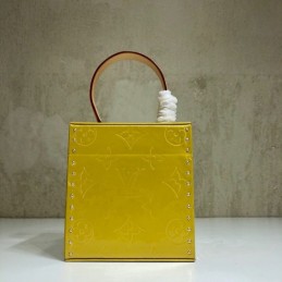 Replica Louis Vuitton Yellow Embossed Monogram Bleecker Box