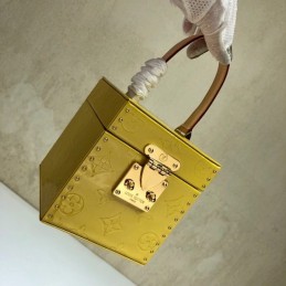 Replica Louis Vuitton Yellow Embossed Monogram Bleecker Box