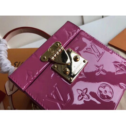 Replica Louis Vuitton Fuchsia Embossed Monogram Bleecker Box