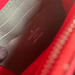 Replica Louis Vuitton Red Ivory MyLockme Chain Pochette