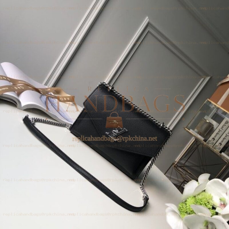 Replica Louis Vuitton Black MyLockme BB