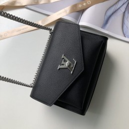 Replica Louis Vuitton Black MyLockme BB