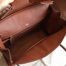 Replica Hermes Canvas Brown Birkin 35 Palladium Hardware Bag