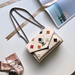 Replica Louis Vuitton White Floral MyLockme BB