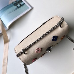 Replica Louis Vuitton White Floral MyLockme BB