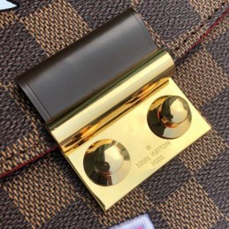 Replica Louis Vuitton Brown Damier Ebene Patch Croisette