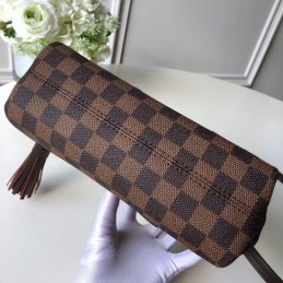 Replica Louis Vuitton Brown Damier Ebene Patch Croisette