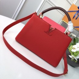 Replica Louis Vuitton Red Capucines BB