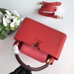 Replica Louis Vuitton Red Capucines BB