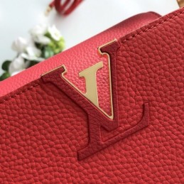 Replica Louis Vuitton Red Capucines BB
