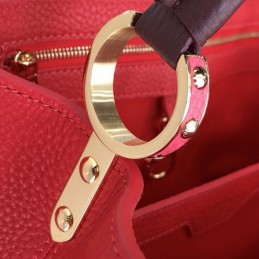 Replica Louis Vuitton Red Capucines BB