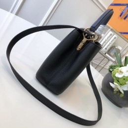 Replica Louis Vuitton Black Capucines BB