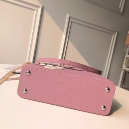 Replica Louis Vuitton Pale Pink Floral Capucines BB