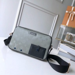 Replica Louis Vuitton Gray Monogram Alpha Messenger
