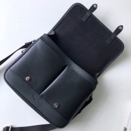 Replica Louis Vuitton Black Leather Christopher Messenger