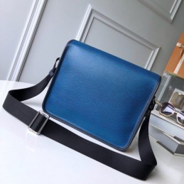 Replica Louis Vuitton Blue Leather Christopher Messenger