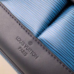 Replica Louis Vuitton Blue Leather Christopher Messenger
