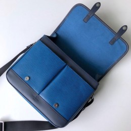 Replica Louis Vuitton Blue Leather Christopher Messenger