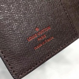 Replica Louis Vuitton Brown Damier Ebene Ring Binder Notebook