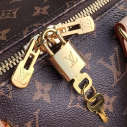 Replica Louis Vuitton Brown Blue Monogram Keepall Bandouliere 50