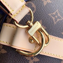 Replica Louis Vuitton Brown Blue Monogram Keepall Bandouliere 50