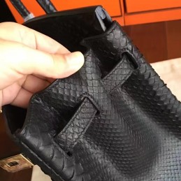 Replica Hermes Black Beige Crocodile Leather Kelly 35 Gold Hardware Bag