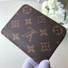 Replica Louis Vuitton Brown Monogram Snow Scene Zippy Coin Purse
