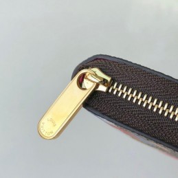 Replica Louis Vuitton Brown Monogram Snow Scene Zippy Coin Purse