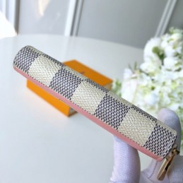 Replica Louis Vuitton White Damier Azur Cartoon Zippy Coin Purse
