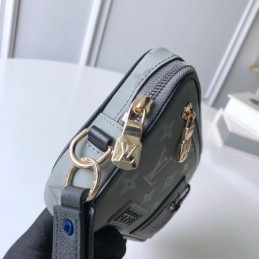 Replica Louis Vuitton Gray Monogram Alpha Clutch