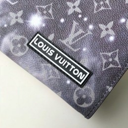 Replica Louis Vuitton Black Monogram Galaxy Pochette Voyage MM