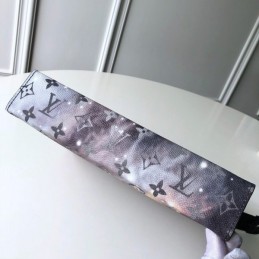 Replica Louis Vuitton Black Monogram Galaxy Pochette Voyage MM