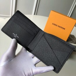 Replica Louis Vuitton Blue Monogram Alpha Multiple Wallet