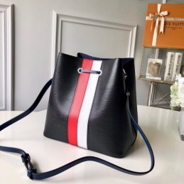 Replica Louis Vuitton Black Red White Neo Noe MM
