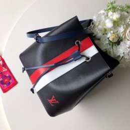 Replica Louis Vuitton Black Red White Neo Noe MM
