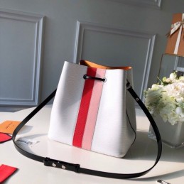 Replica Louis Vuitton White Red Black Neo Noe MM