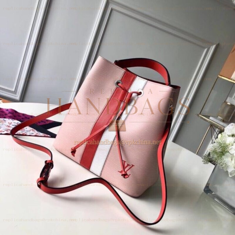 Replica Louis Vuitton Pale Pink Red Neo Noe MM