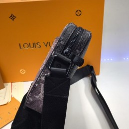 Replica Louis Vuitton Brown Monogram Galaxy Alpha Messenger