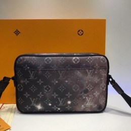 Replica Louis Vuitton Brown Monogram Galaxy Alpha Messenger