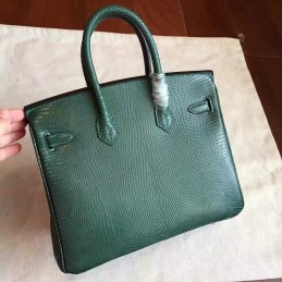 Replica Hermes Green Crocodile Leather Birkin 30 Palladium Hardware Bag