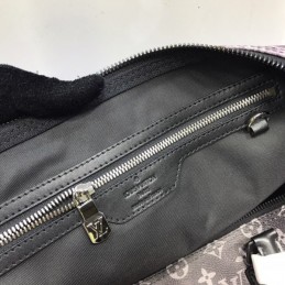 Replica Louis Vuitton Brown Monogram Galaxy Alpha Reversible Keepall Bandouliere 50