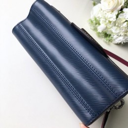 Replica Louis Vuitton Pink Navy Graphic Patch Twist MM