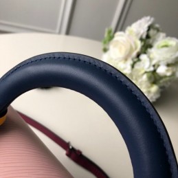 Replica Louis Vuitton Pink Navy Graphic Patch Twist MM