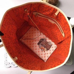Replica Louis Vuitton Red Cat Print Neverfull MM